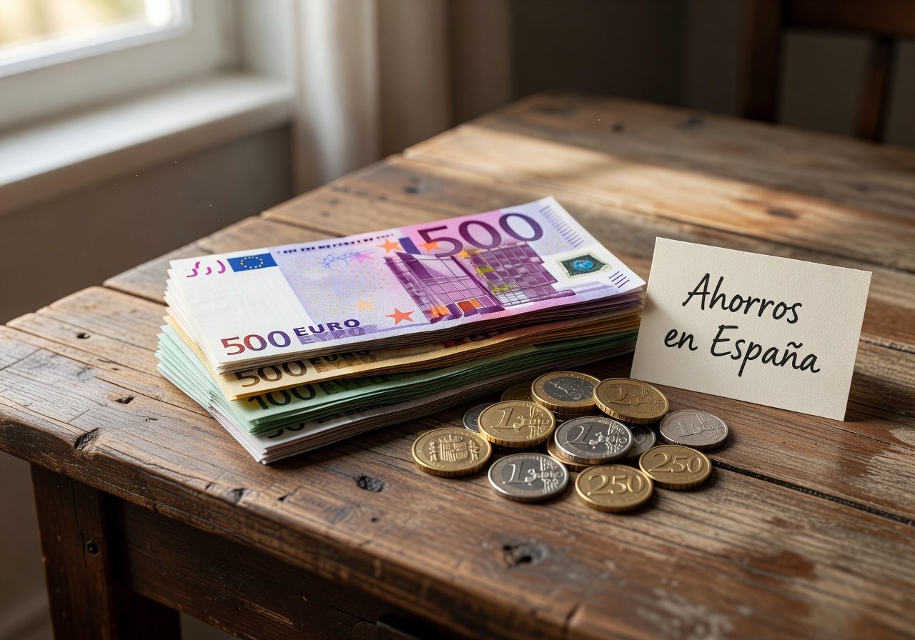 Torre de euros - ahorro progresivo en España