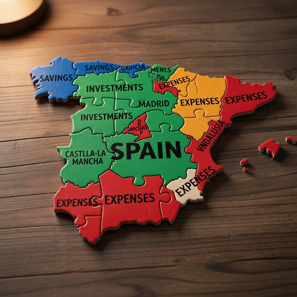 Piezas del puzzle financiero en España